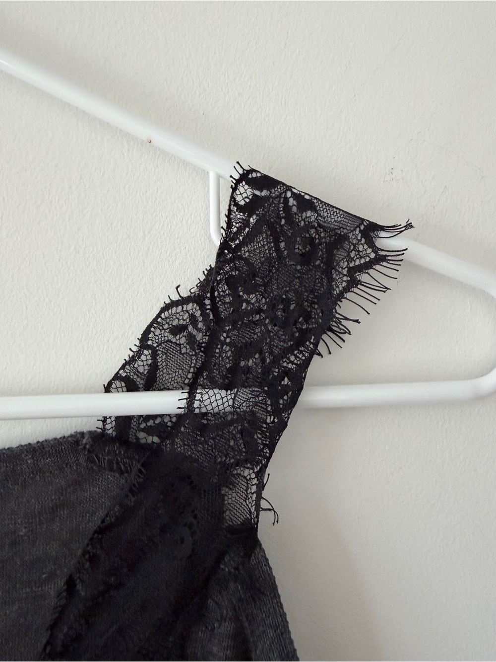 Zara Collection Lace Trim Tank Top Black Size M Soft Knit Sleeveless Camisole - Picture 7 of 16